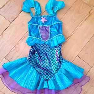 Mermaid costume size 2-3
